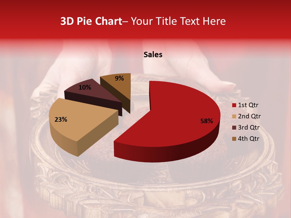 Party Muffin Person PowerPoint Template