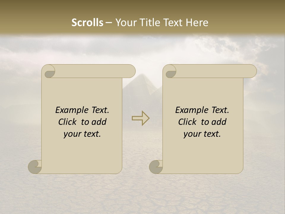 Lady Old Portrait PowerPoint Template
