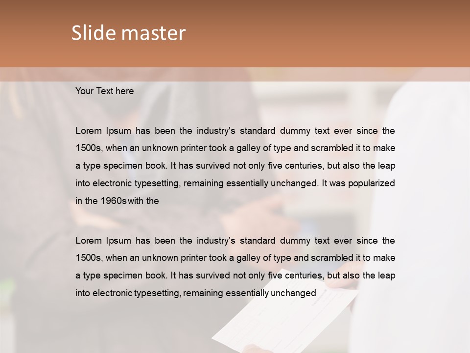 Suffering Customer Mature PowerPoint Template