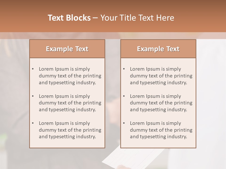 Suffering Customer Mature PowerPoint Template