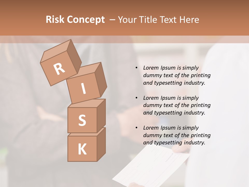 Suffering Customer Mature PowerPoint Template