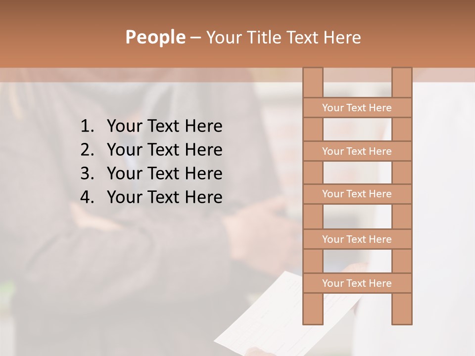 Suffering Customer Mature PowerPoint Template