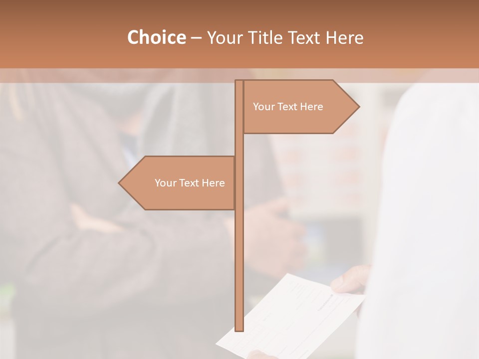 Suffering Customer Mature PowerPoint Template
