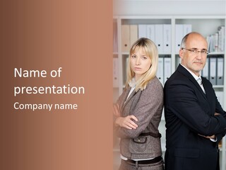 Men Competition People PowerPoint Template