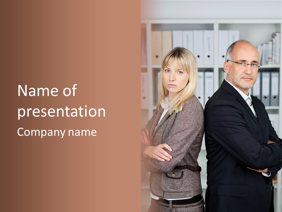 Men Competition People PowerPoint Template