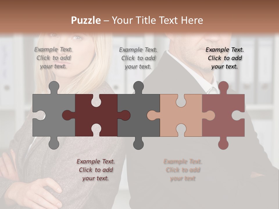 Men Competition People PowerPoint Template