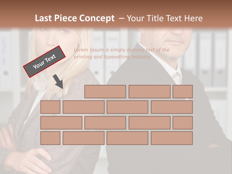 Men Competition People PowerPoint Template