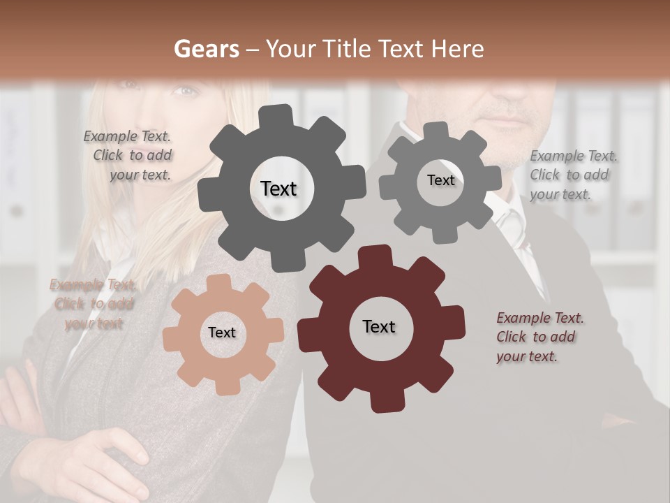 Men Competition People PowerPoint Template