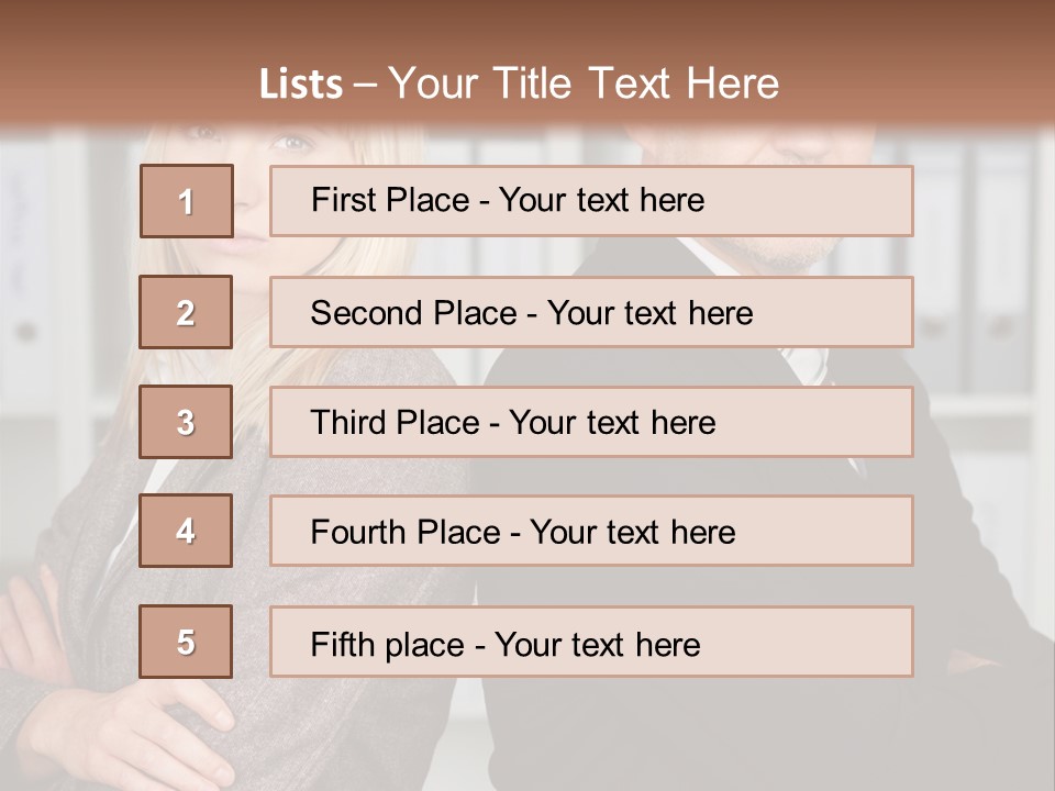 Men Competition People PowerPoint Template
