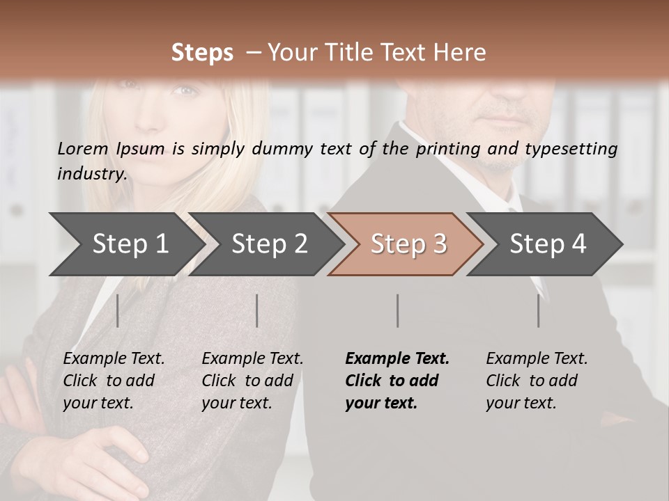 Men Competition People PowerPoint Template