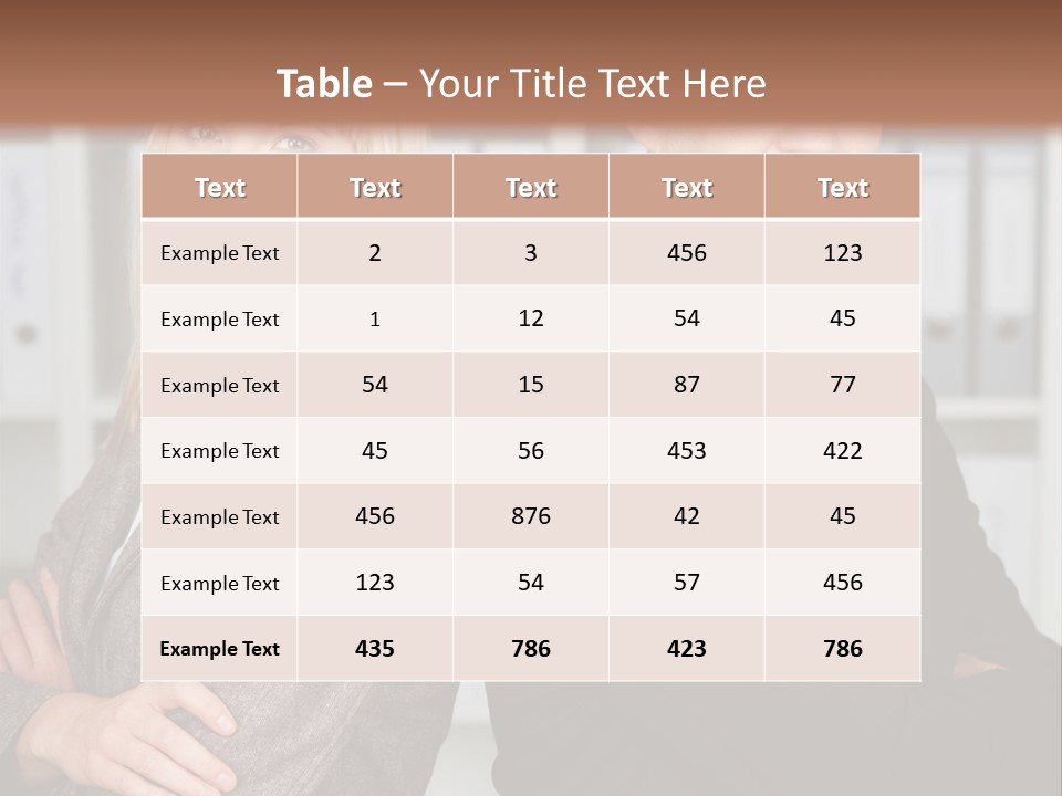 Men Competition People PowerPoint Template