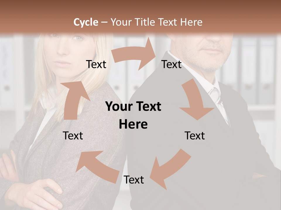 Men Competition People PowerPoint Template