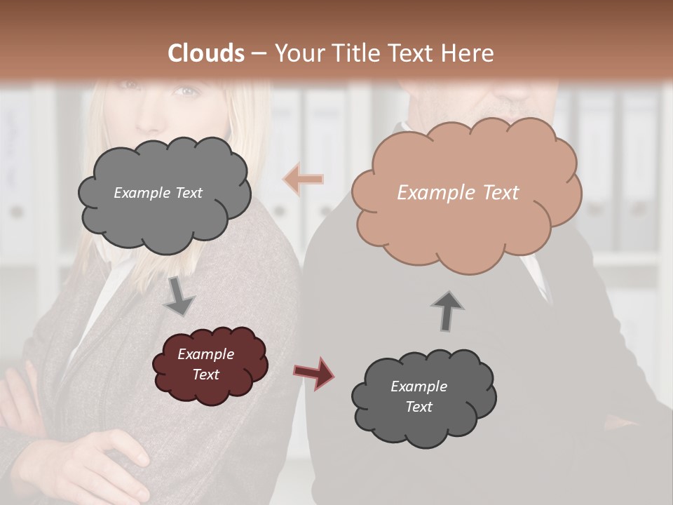 Men Competition People PowerPoint Template