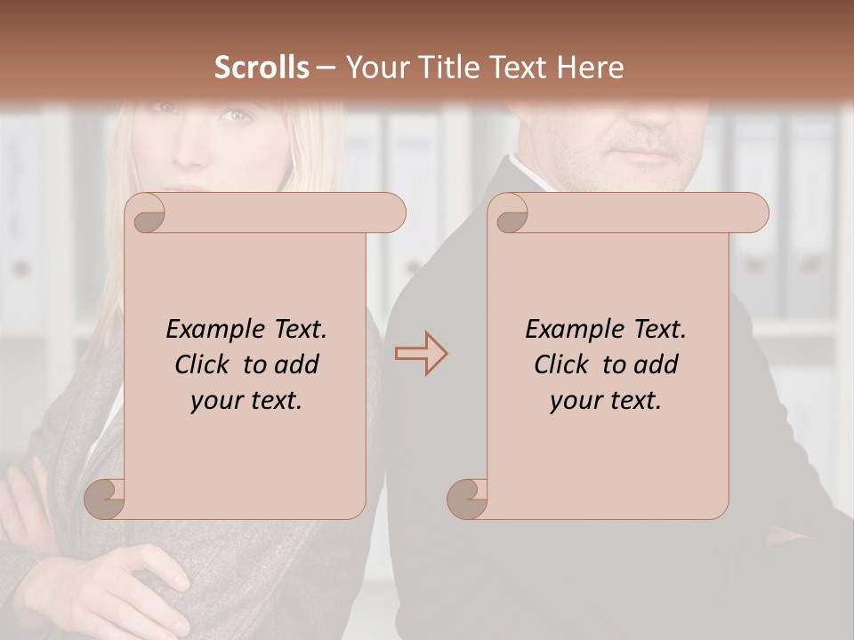 Men Competition People PowerPoint Template