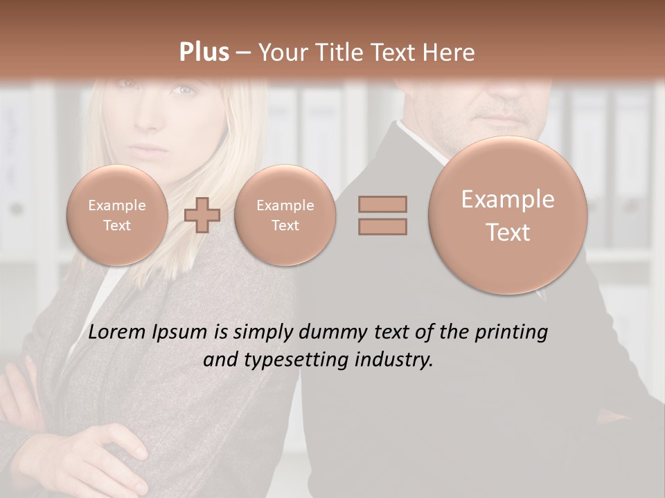 Men Competition People PowerPoint Template