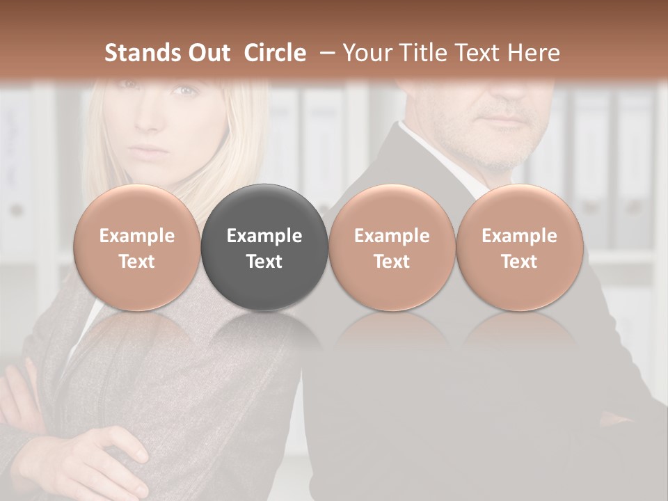 Men Competition People PowerPoint Template
