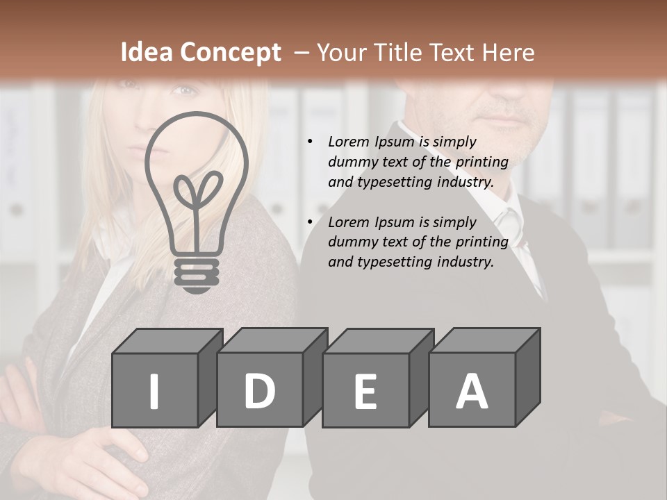 Men Competition People PowerPoint Template