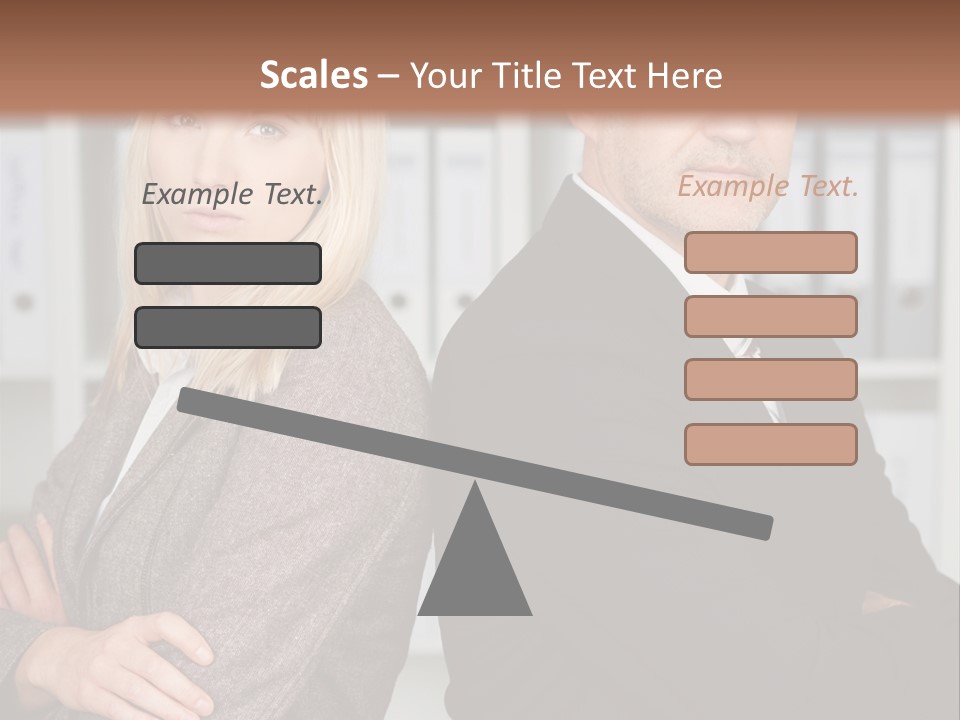 Men Competition People PowerPoint Template