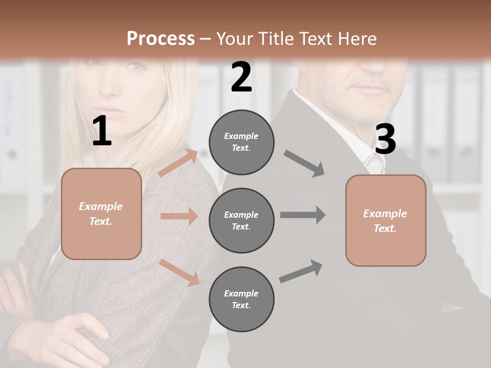 Men Competition People PowerPoint Template