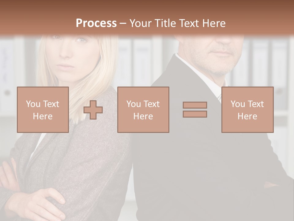 Men Competition People PowerPoint Template