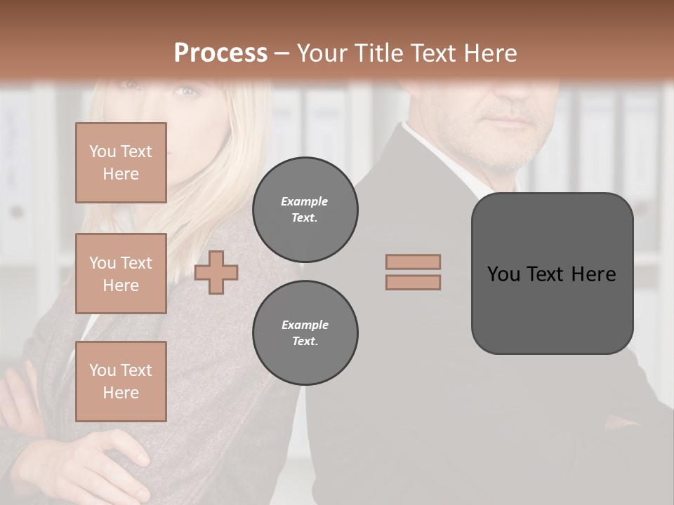 Men Competition People PowerPoint Template