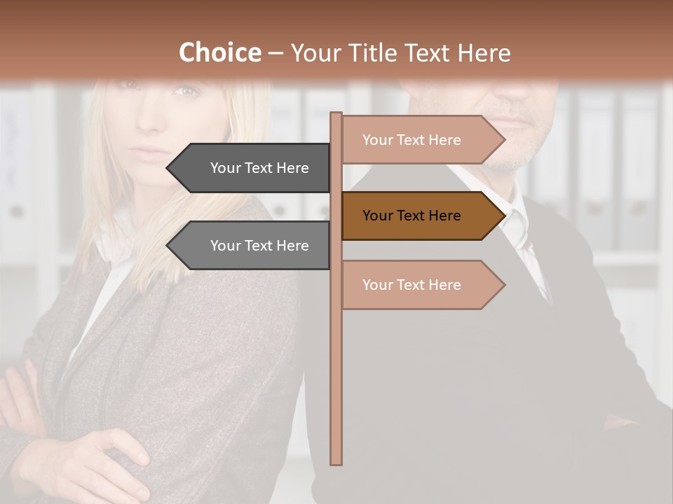 Men Competition People PowerPoint Template