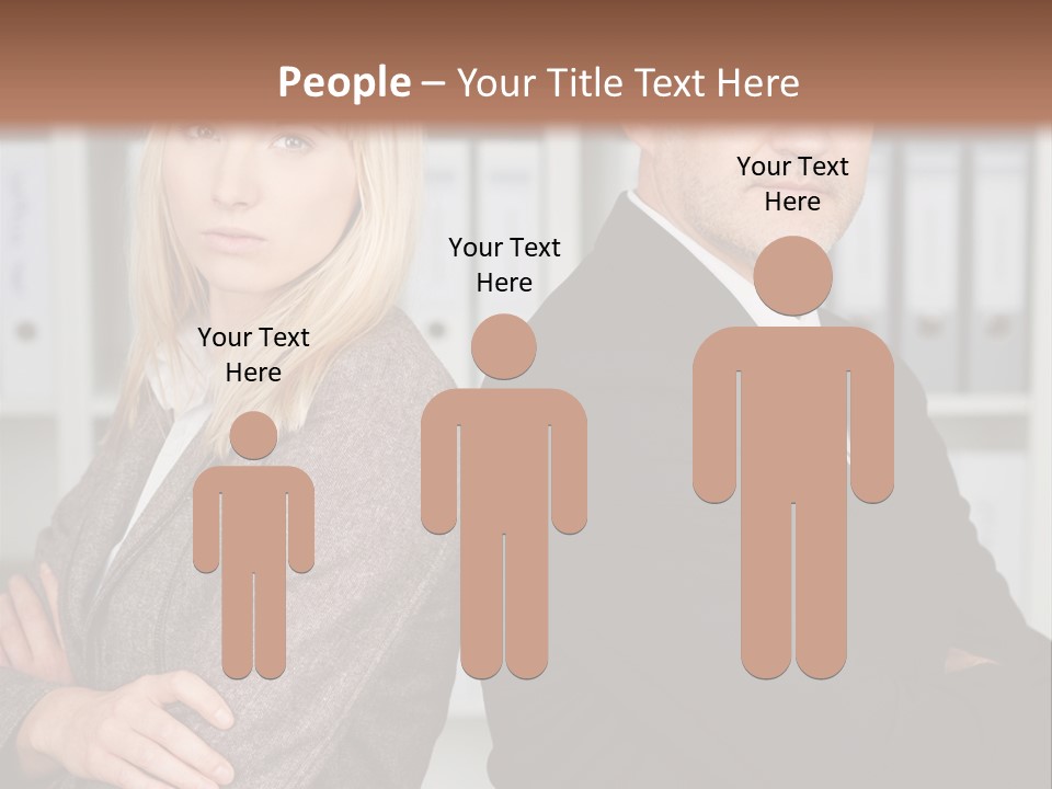 Men Competition People PowerPoint Template