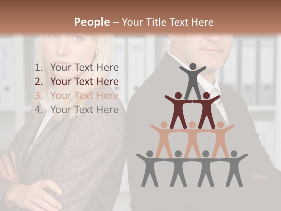 Men Competition People PowerPoint Template
