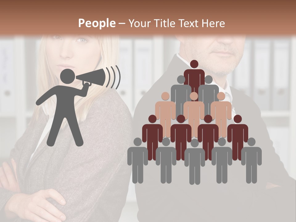 Men Competition People PowerPoint Template