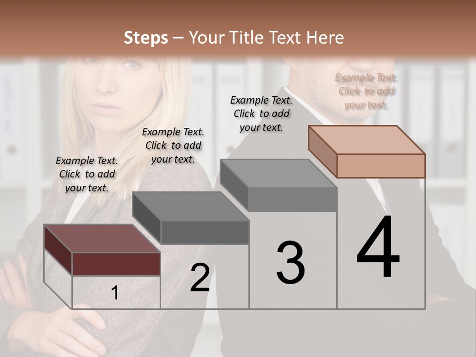 Men Competition People PowerPoint Template