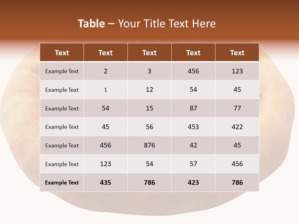A Pizza With Meat And Onions On A White Background PowerPoint Template