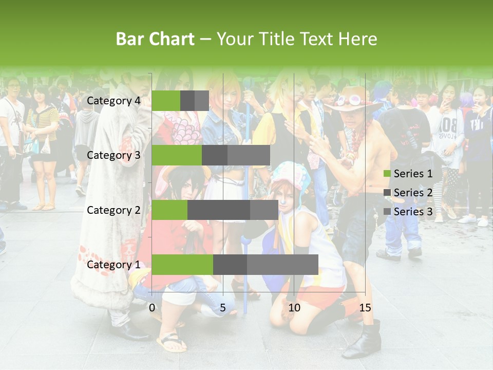 A Group Of People Are Posing For A Picture PowerPoint Template