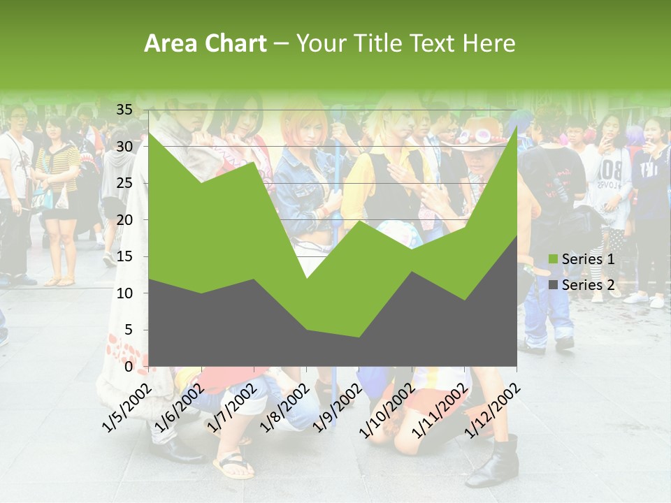 A Group Of People Are Posing For A Picture PowerPoint Template