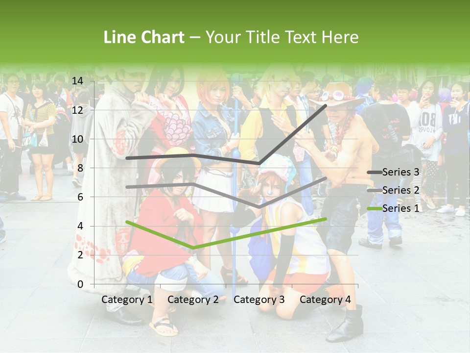 A Group Of People Are Posing For A Picture PowerPoint Template