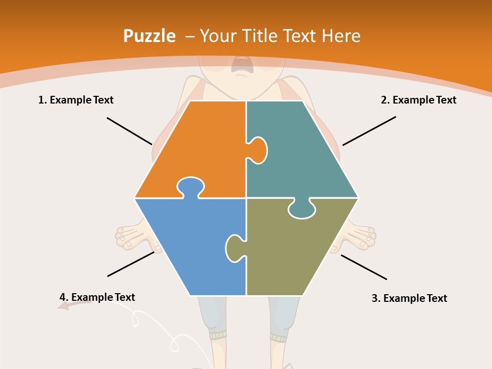 Obesity Cartoon Diet PowerPoint Template
