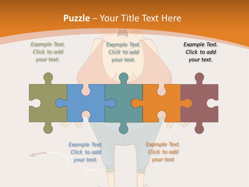 Obesity Cartoon Diet PowerPoint Template