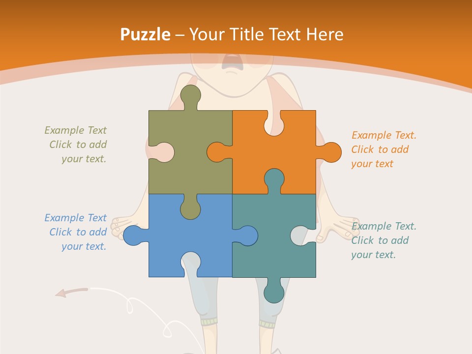 Obesity Cartoon Diet PowerPoint Template