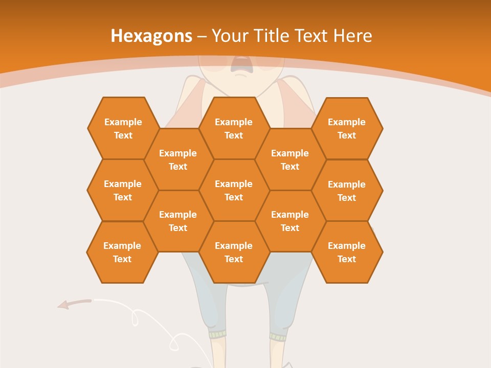 Obesity Cartoon Diet PowerPoint Template