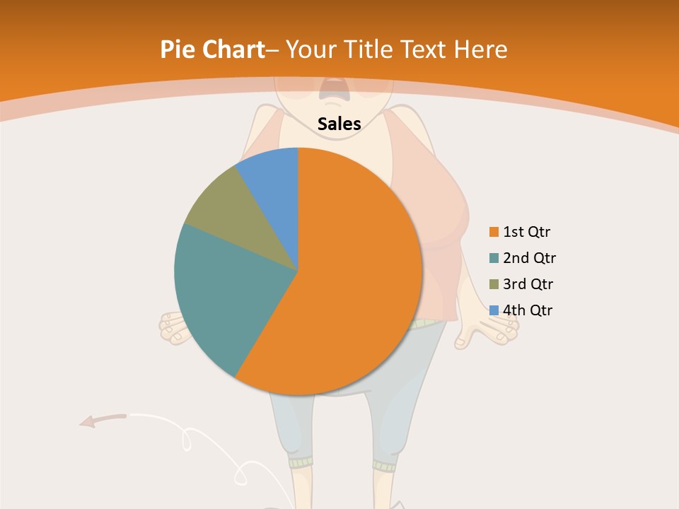 Obesity Cartoon Diet PowerPoint Template