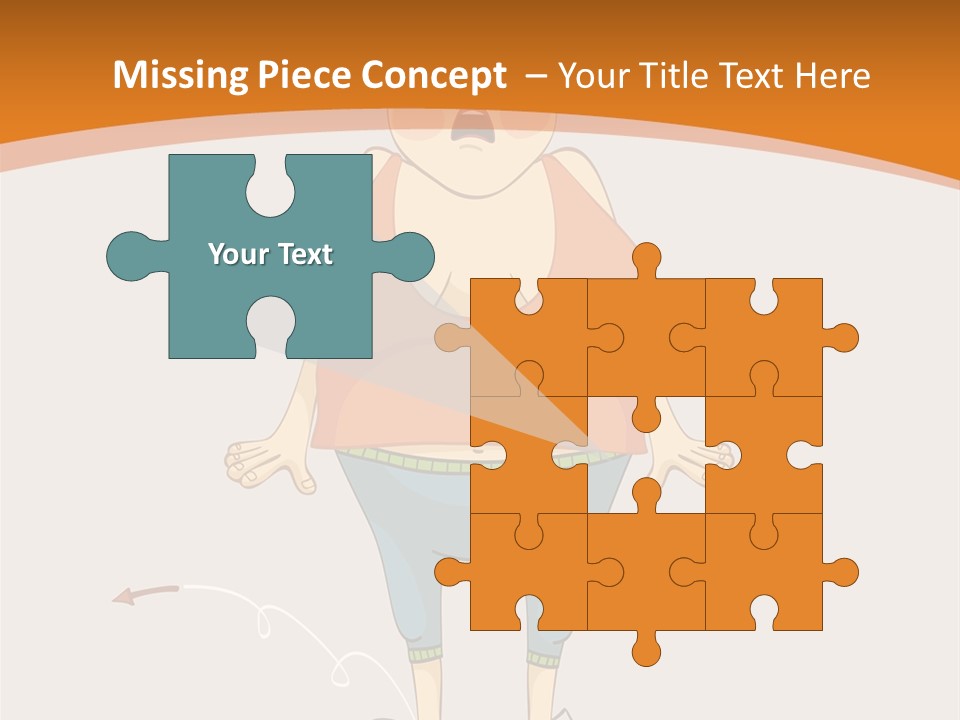 Obesity Cartoon Diet PowerPoint Template