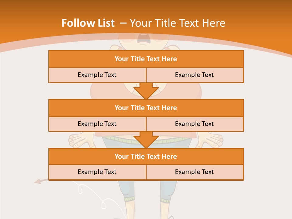 Obesity Cartoon Diet PowerPoint Template
