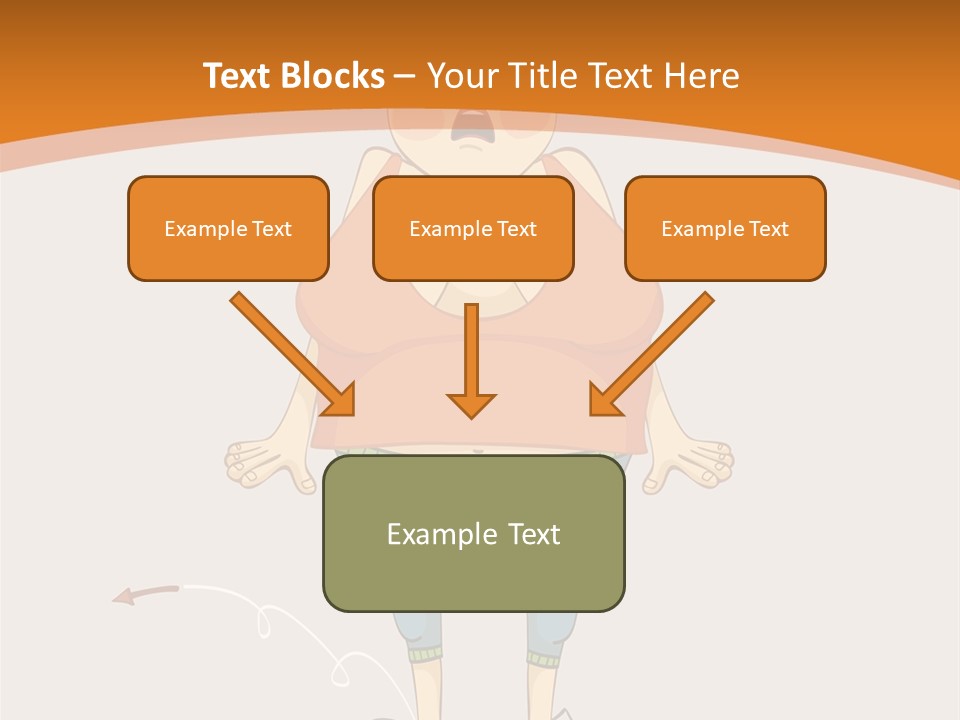 Obesity Cartoon Diet PowerPoint Template