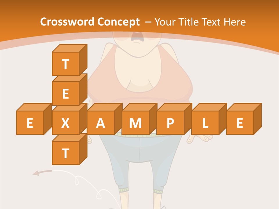 Obesity Cartoon Diet PowerPoint Template