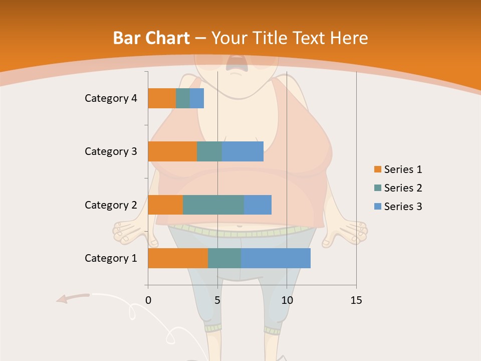 Obesity Cartoon Diet PowerPoint Template