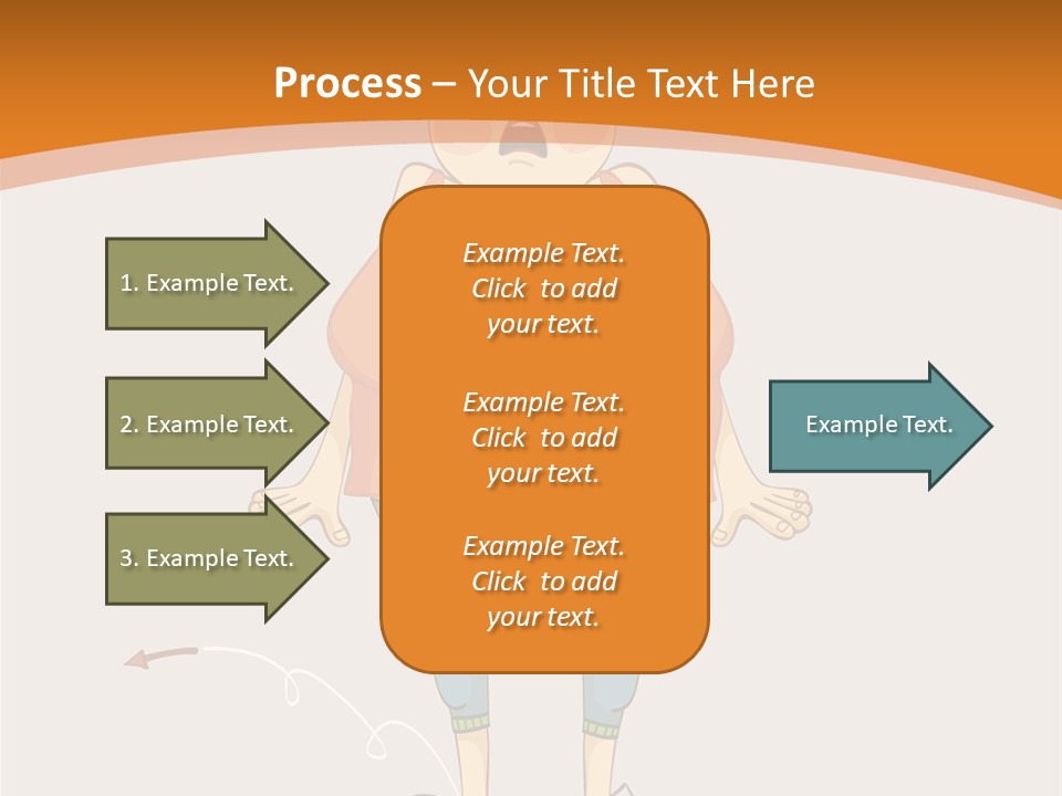 Obesity Cartoon Diet PowerPoint Template