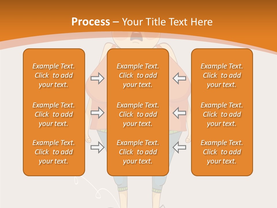 Obesity Cartoon Diet PowerPoint Template