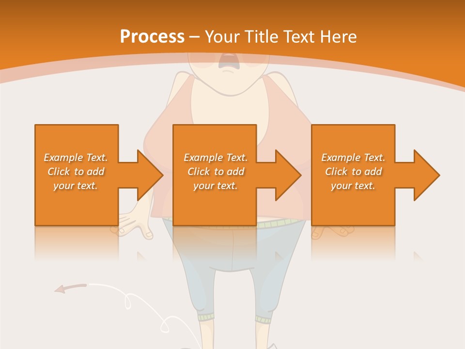 Obesity Cartoon Diet PowerPoint Template