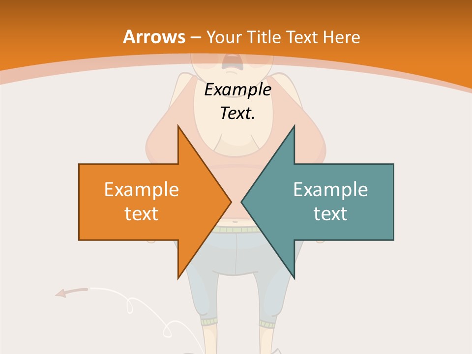 Obesity Cartoon Diet PowerPoint Template