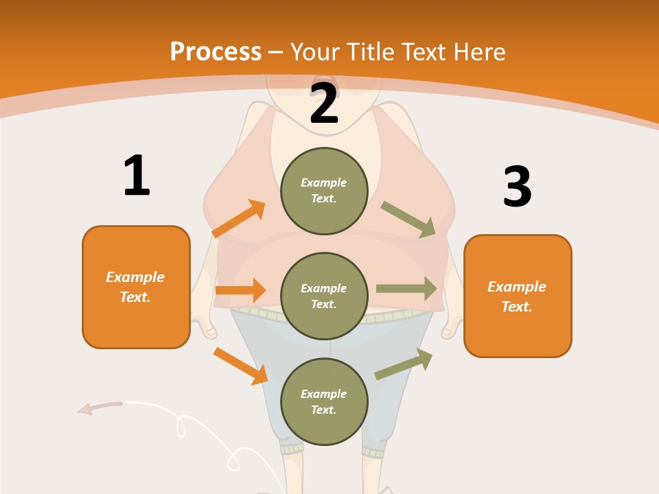 Obesity Cartoon Diet PowerPoint Template