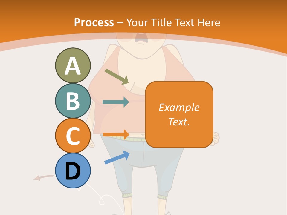 Obesity Cartoon Diet PowerPoint Template